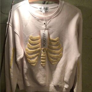 NEW! WILDFOX rare Skeleton bones sweatshirt